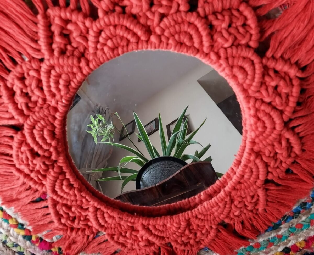 Macrame Mandala Mirror