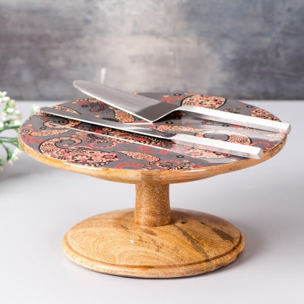 printed dessert stand