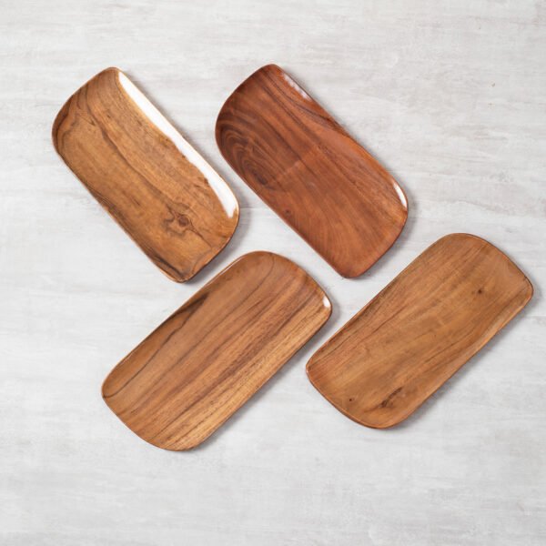 wooden serving platter set online